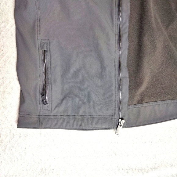 Timberland PRO Power Windproof Gray Softshell Jacket Men's Size medium Biker - Picture 10 of 13